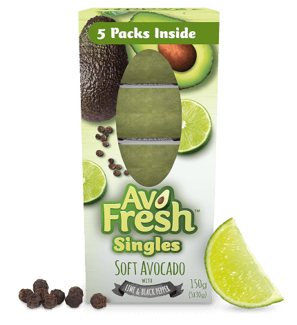 On-the-go singles with lime & black pepper