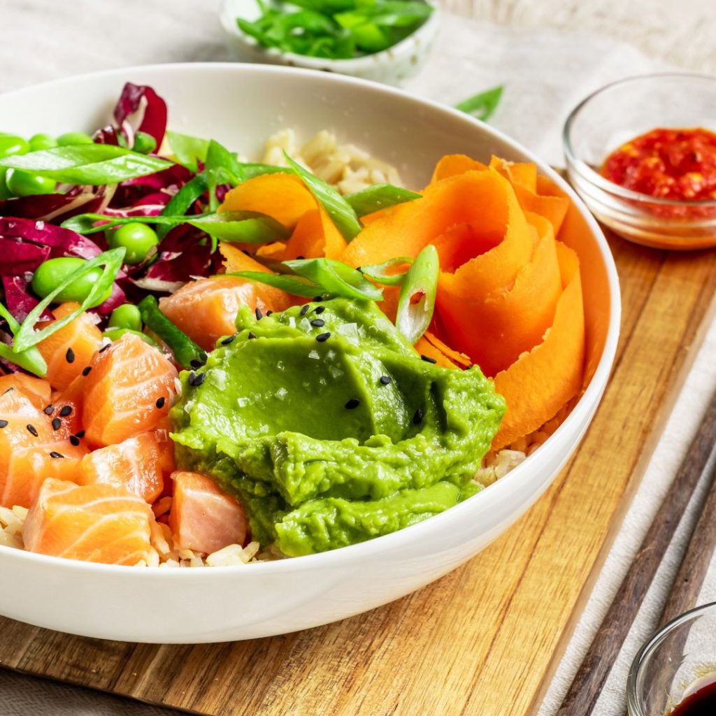 Salmon Poke bowl recipe