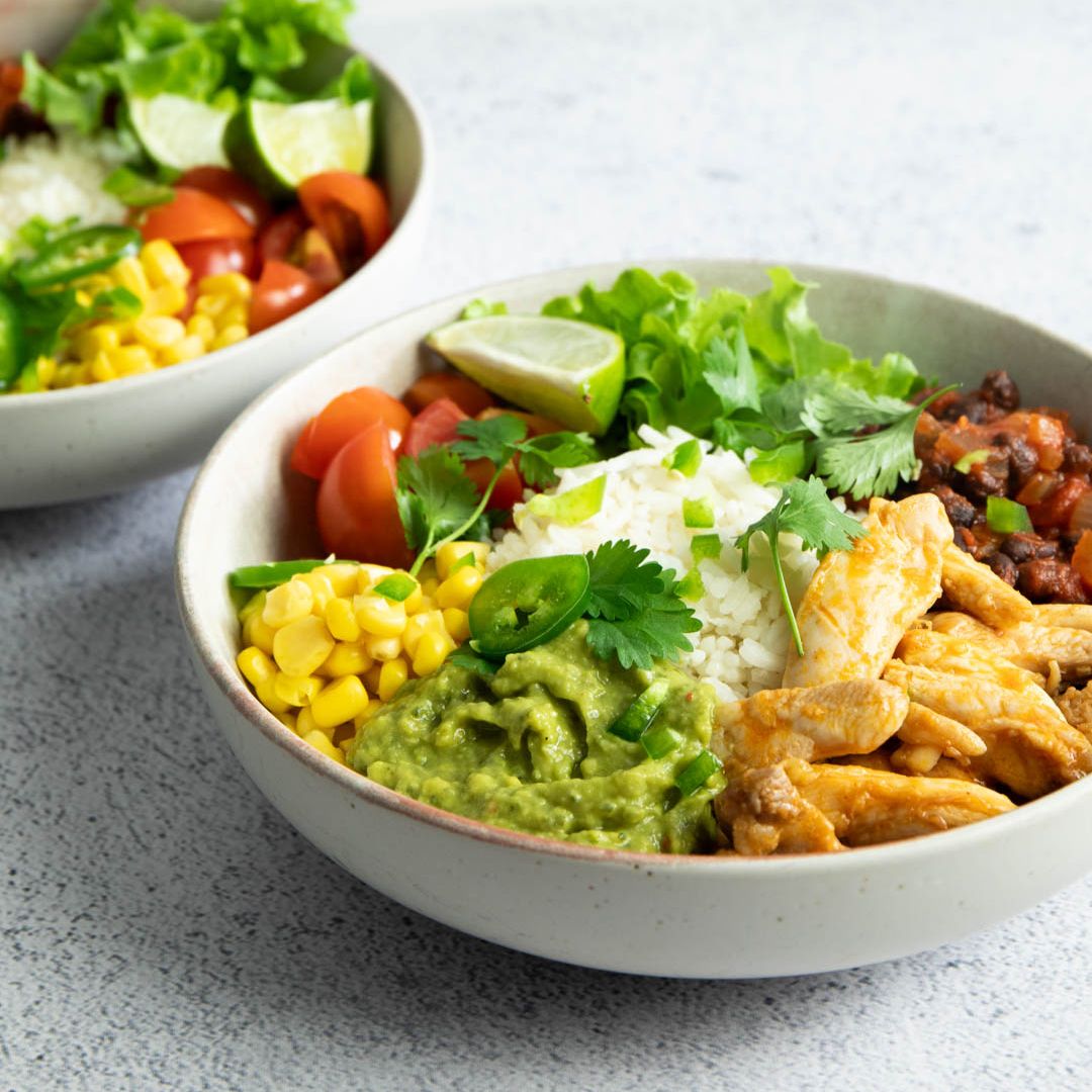 AvoFresh Recipe - Chicken Burrito Bowl