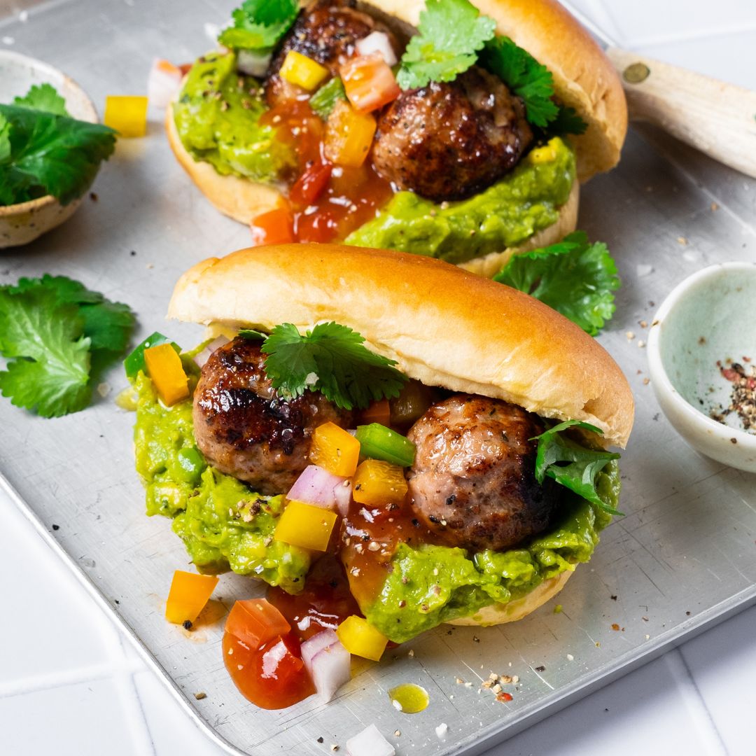 AvoFresh Recipe - Mexican Meatball Subs