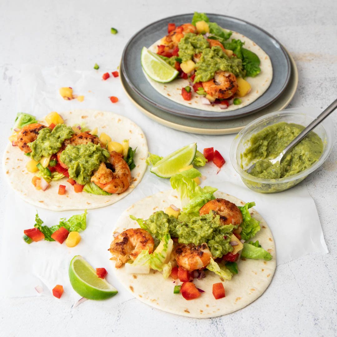 AvoFresh Recipe - Prawn Tacos Mango Salsa